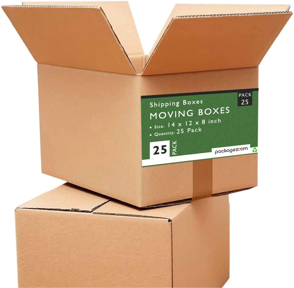 PackagaeZoom Medium Moving Boxes Pack for Home Moves