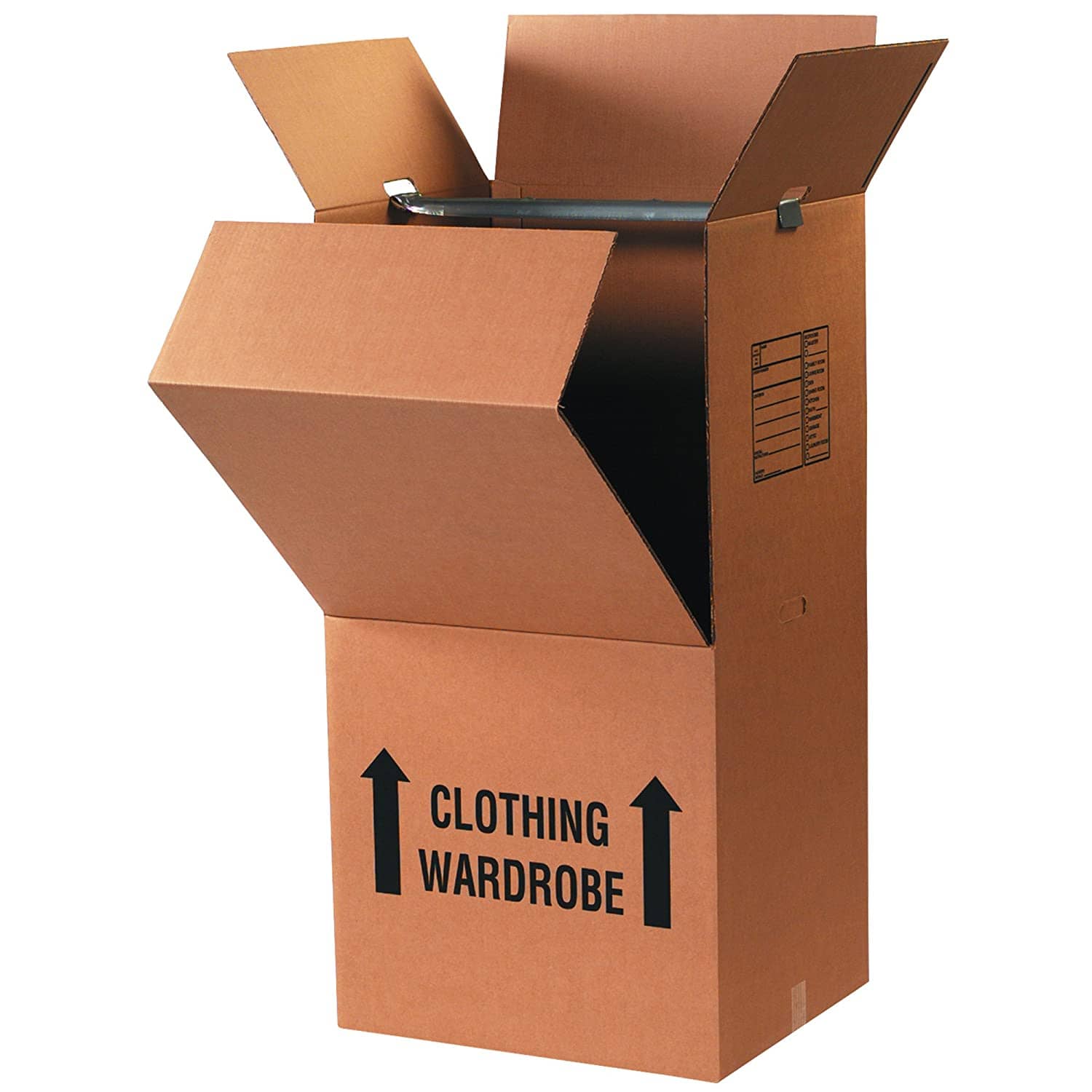 Tape Logic Pre-Printed Wardrobe Moving Boxes